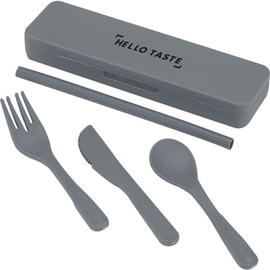 Recycled Utensils To Go Set in Black