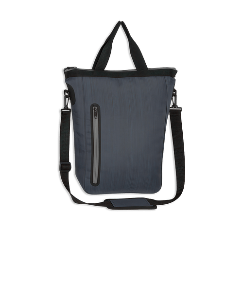Water-Resistant Sleek Tote Bag in Slate Gray