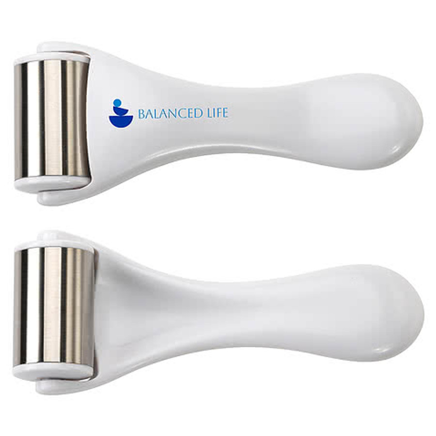 Cold Therapy Massage Roller in White