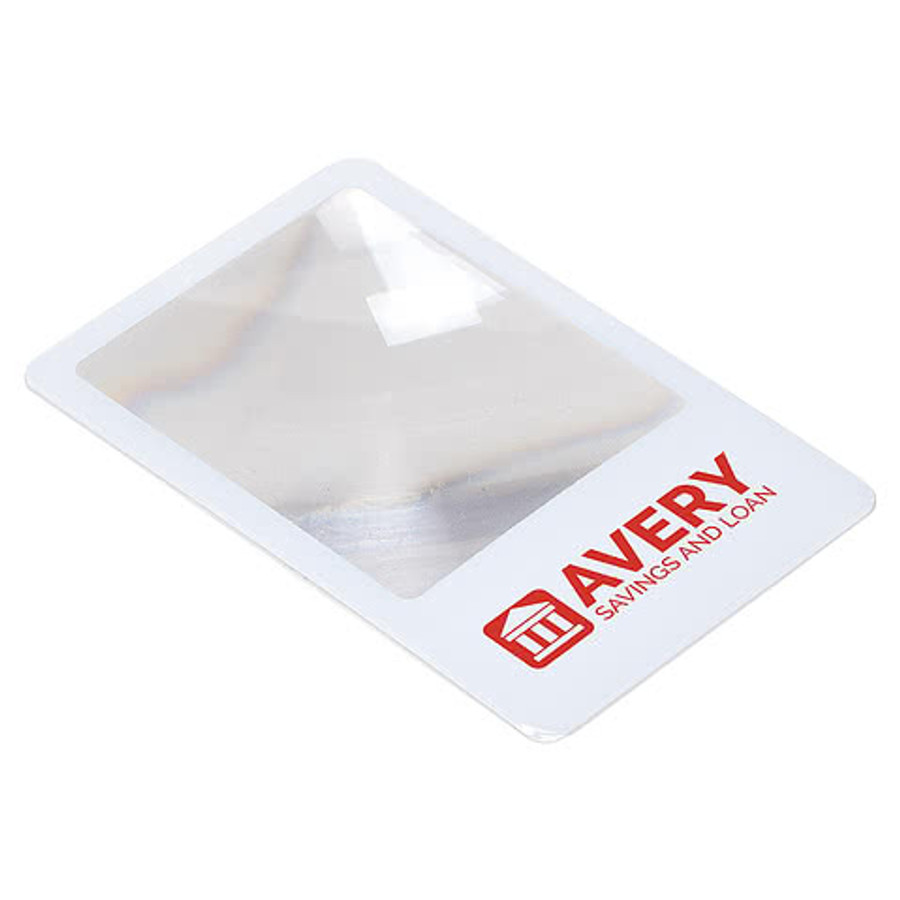 Slimcard Pocket Magnifier in White