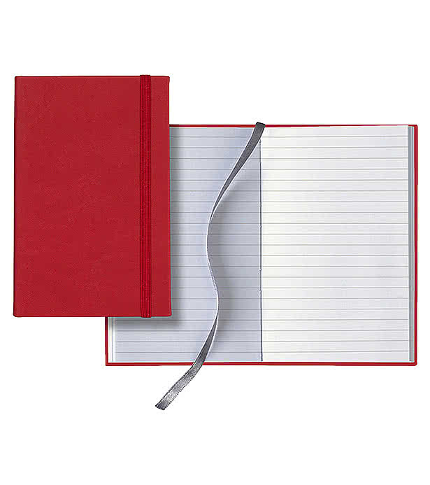 Castelli Debossed Tucson Banded Pico Lined Hard Cover Notebook