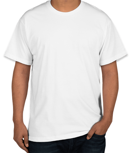 Gildan H000 Hammer T-Shirt - White, M