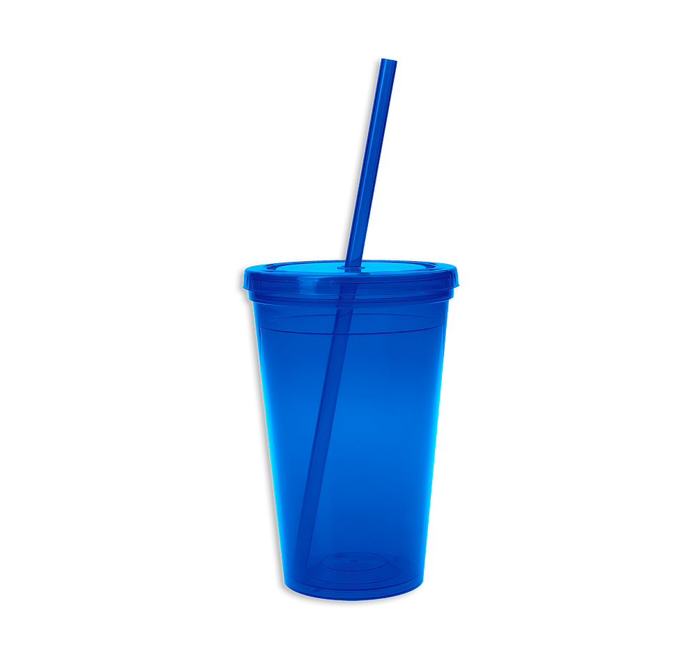 Full Color 16 oz. Sunsplash Tumbler with Straw-default