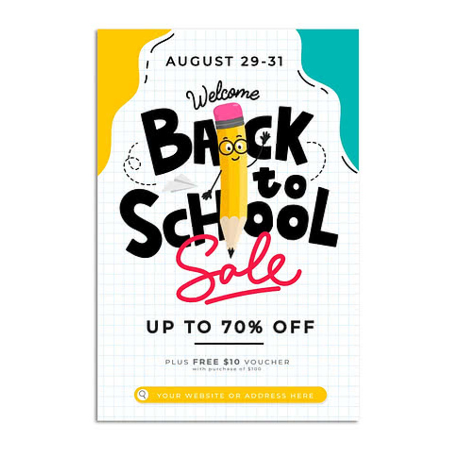 Full Color 16" x 24" Glossy Poster in White