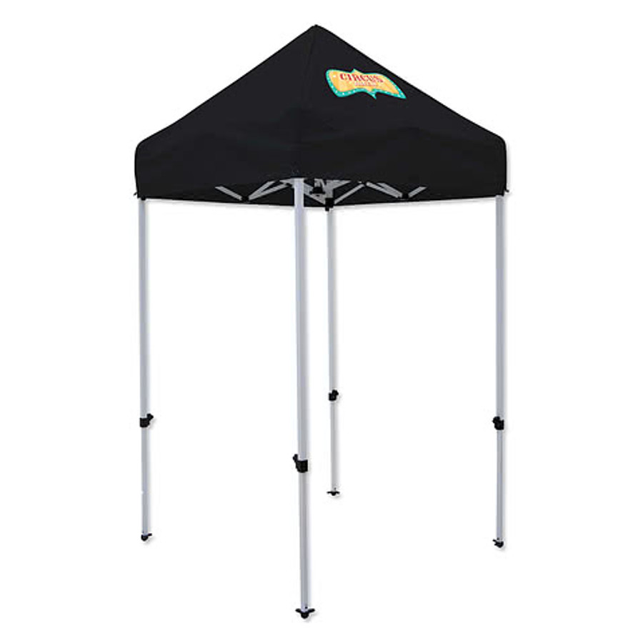 Full Color 5' Promotional Plus Tent - 1 Imprint Location in Cherry