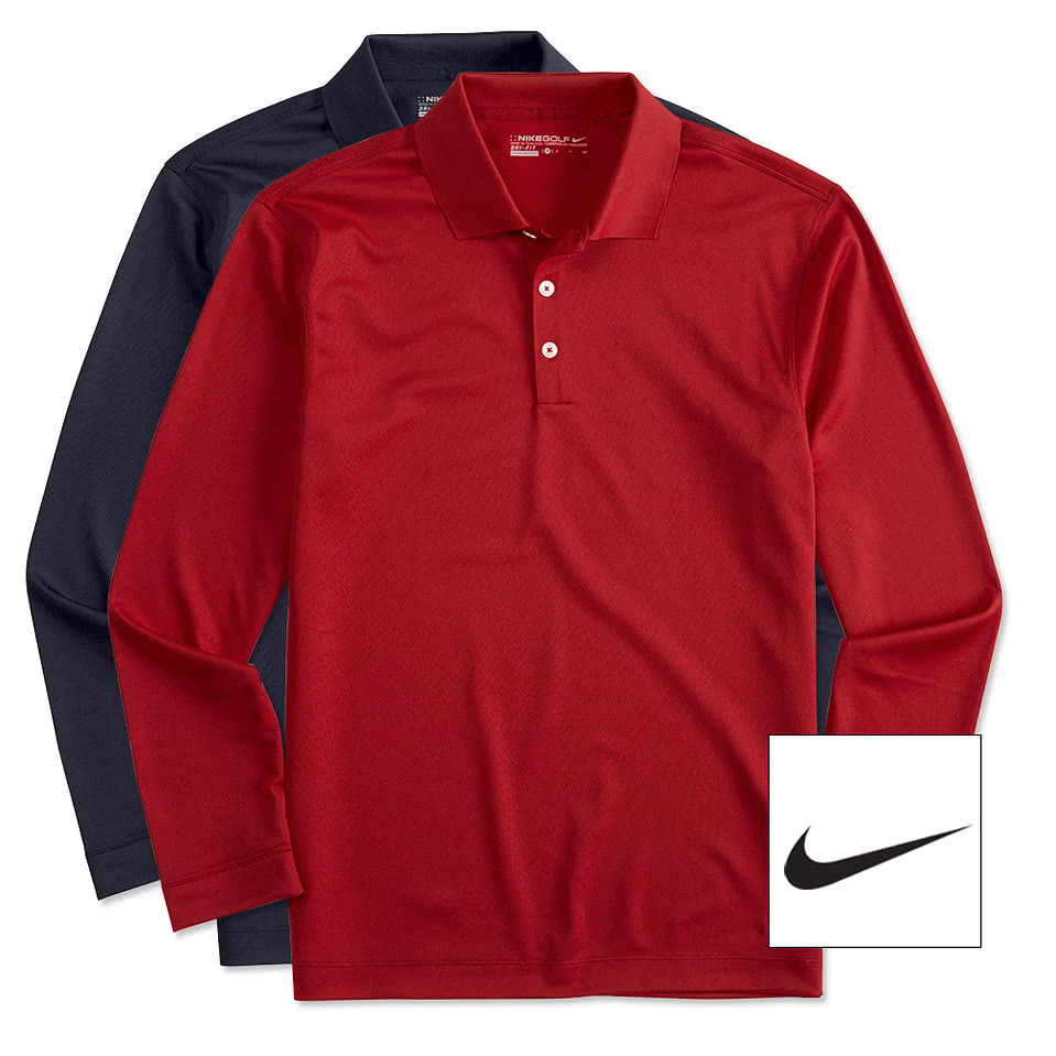 Nike Dri-FIT Tech Long Sleeve Performance Polo