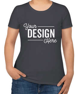Canada - Fruit of the Loom Women's 100% Cotton T-shirt - Color: Charcoal Grey