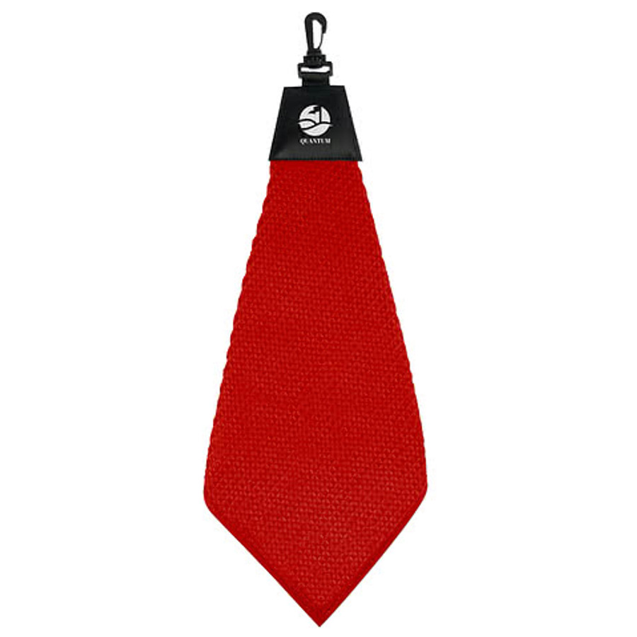 Grip Dry Waffle Golf Towel in Black