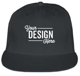 New Era 9FIFTY Flat Bill Snapback Hat - Color: Charcoal