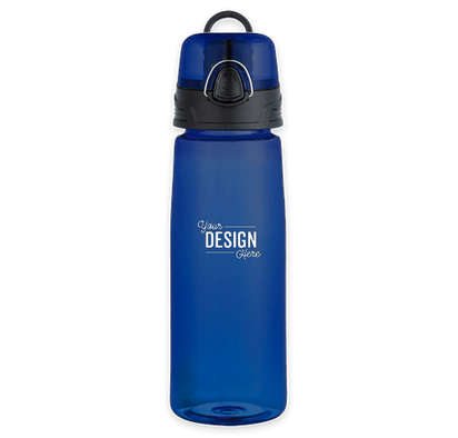 25 oz. Flip Top Tritan Sports Bottle - Transparent Blue