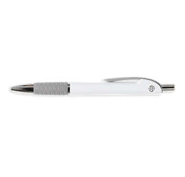Souvenir Image Grip Pen (black ink) - Color: White / Grey