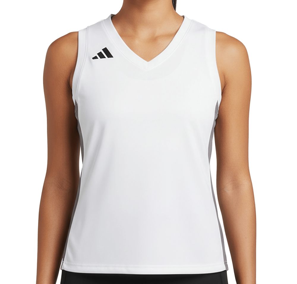Adidas Women's Quickset V-Neck Sleeveless Performance Jersey-default