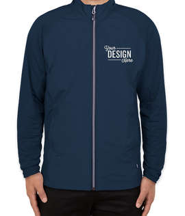 Cutter & Buck Adapt Eco Knit Hybrid Full Zip Jacket - Color: Navy Blue