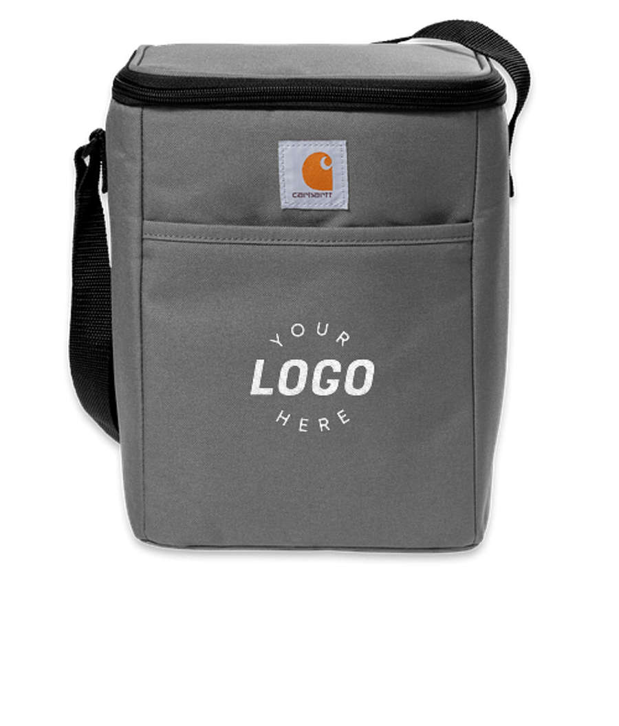 Carhartt Vertical Water Repellent 12 Can Cooler in Grey