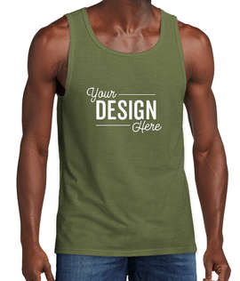 Allmade Tri-Blend Tank - Color: Olive You Green