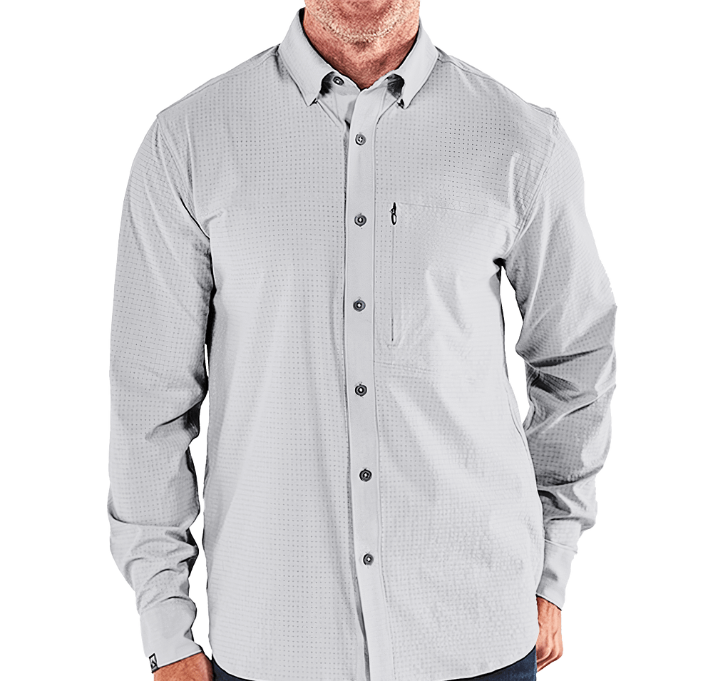 Storm Creek Naturalist Recycled Long Sleeve Woven Shirt - Printed-default