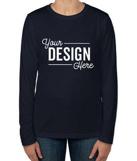 Clique by Cutter & Buck Women's Spin Eco UPF 50 Long Sleeve Performance Shirt - Color: Dark Navy
