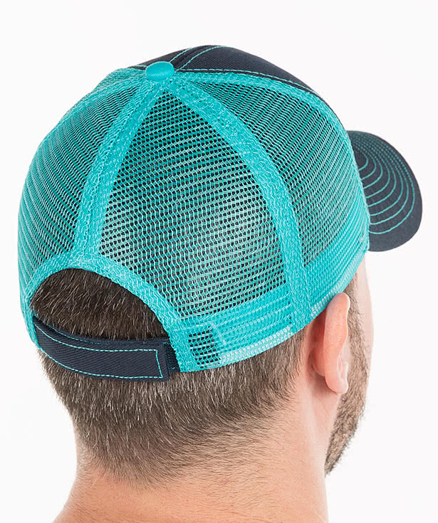 Mega Cap Contrast Stitch Trucker Hat