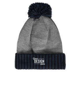 New Era Colorblock Cuff Beanie - Color: Navy