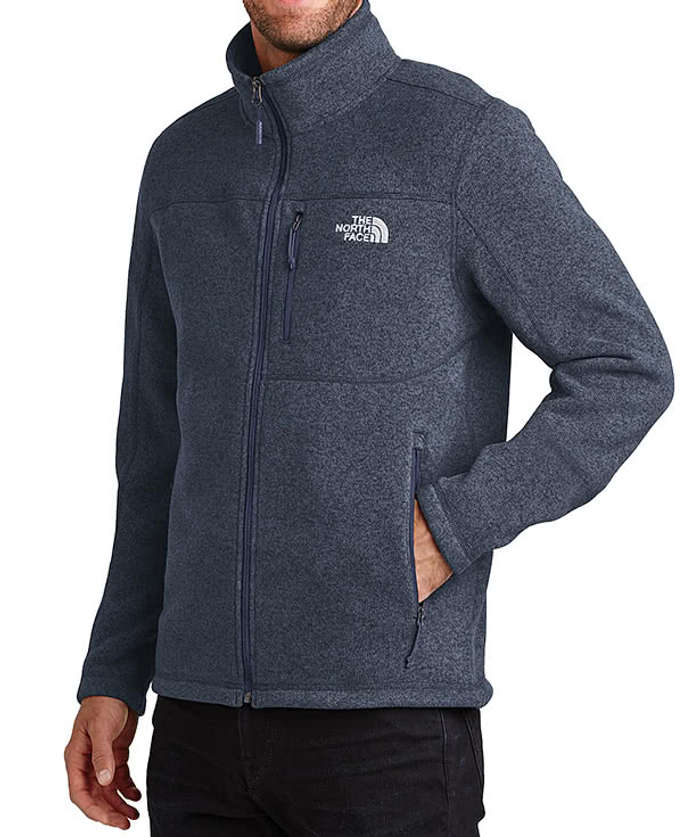 Design Custom Embroidered The North Face® Sweater Fleece Jackets Online at  CustomInk!