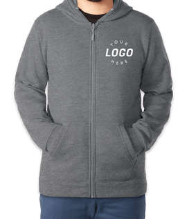 Reebok Daybreak Midweight Zip Hoodie - Color: Charcoal Heather