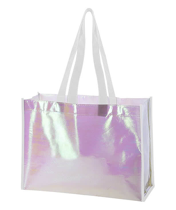 Small Pearl Laminated Non-Woven Tote Bag