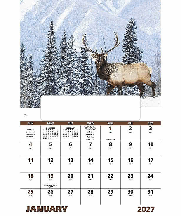 Wildlife Portraits Wall Calendar