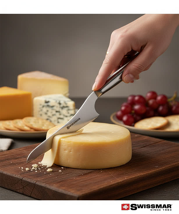 Swissmar Hard Rind Cheese Knife