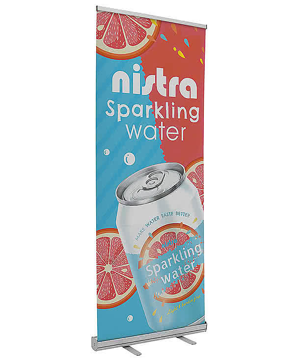 Full Color 31.5" x 83.5" Promotional Retractable Banner Kit