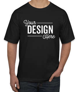 Bayside USA-Made 100% Cotton T-shirt - Color: Black