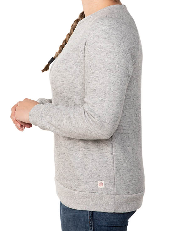 Custom Marine Layer Women s Sherpa Crewneck Sweatshirt Design