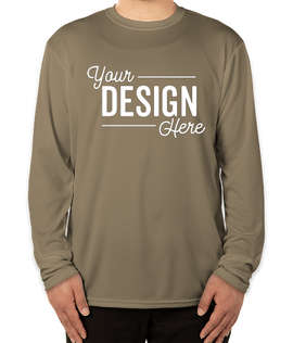 Soffe Military Performance Mesh Long Sleeve T-shirt - Color: Sand