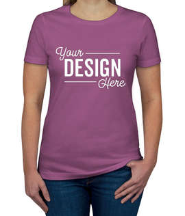 Next Level Women's Slim Fit Jersey T-shirt - Color: Purple Berry