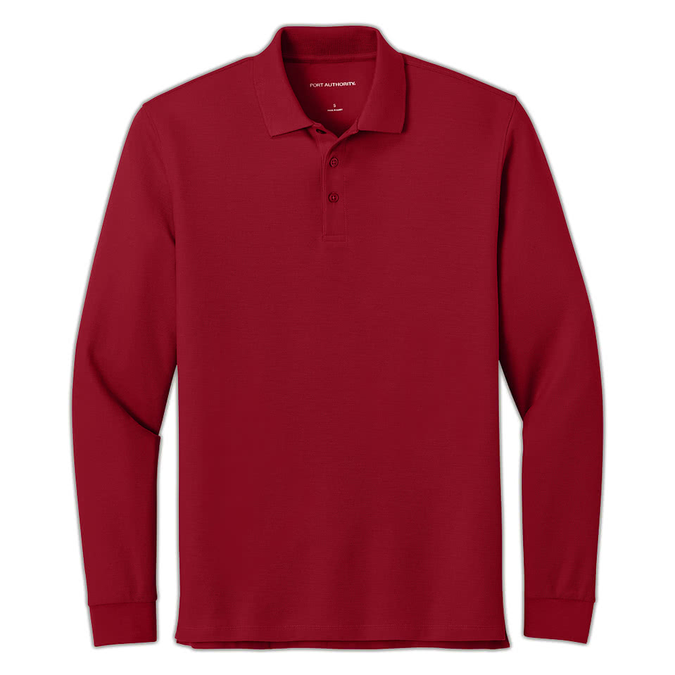 Port Authority Wearever UV Long Sleeve Performance Pique Polo