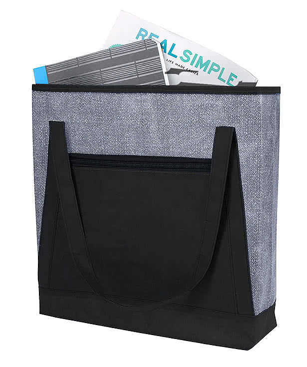 Heathered Recycled Non-Woven Tote Bag