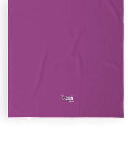 Midweight Embroidered Beach Towel - Color: Purple