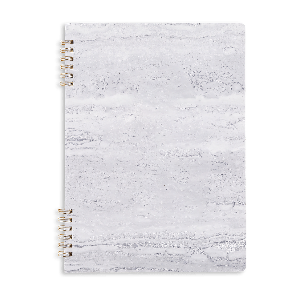 Quarry Stone Paper Soft Cover Spiral Notebook-default