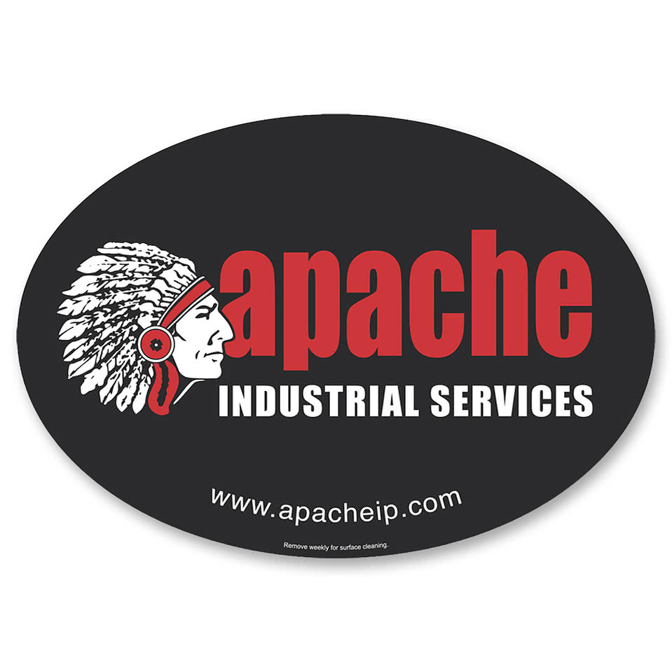 Small Oval Car Sign Magnet