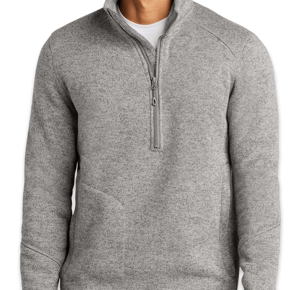 Port Authority Arc Quarter Zip Sweater Fleece Pullover - Embroidered-default