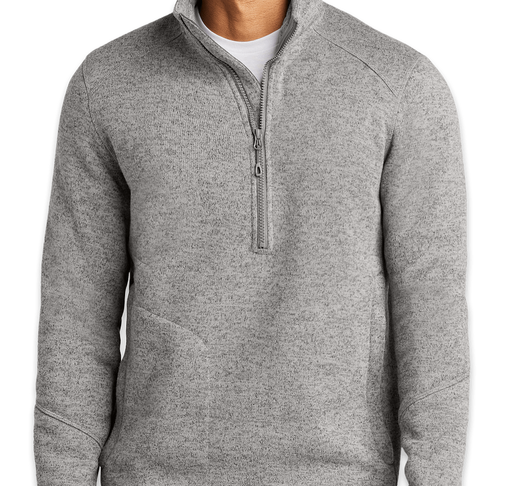 Port Authority Arc Quarter Zip Sweater Fleece Pullover - Printed-default