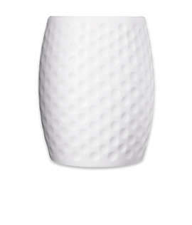 Golf Ball Textured Can Cooler - Color: White