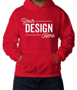 Gildan DryBlend 50/50 Pullover Hoodie - Color: Red