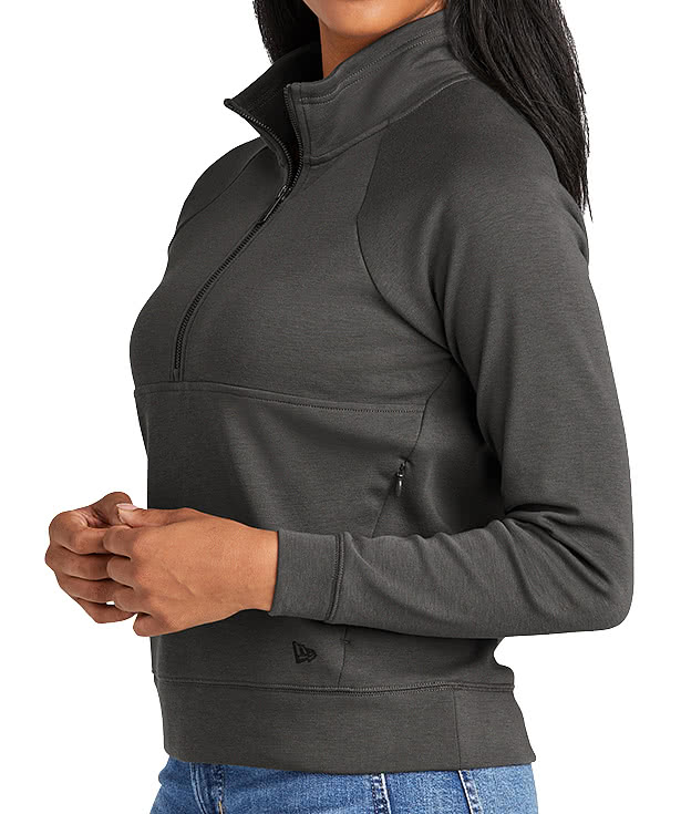 New Era Women's STS Midweight Half Zip Sweatshirt