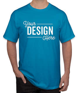 Canada - Gildan 100% Cotton T-shirt - Color: Sapphire