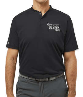 Adidas Sport Collar Recycled Performance Polo - Color: Black