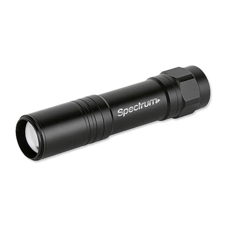 Laser Engraved Basecamp Omega LED Flashlight in Black