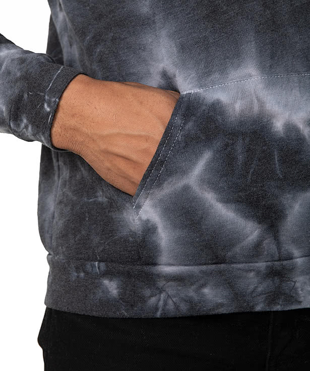 Royal Apparel USA-Made Cloud Tie-Dye Pullover Hoodie
