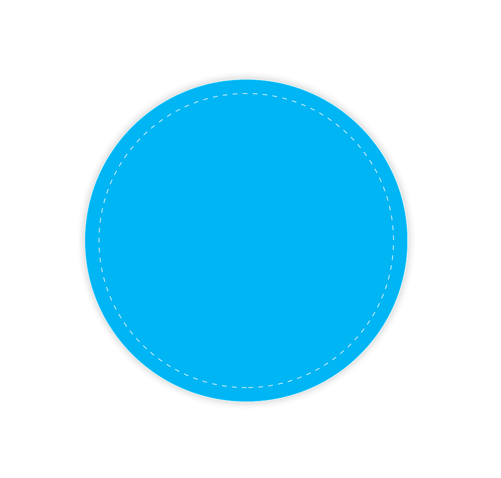 Full Color 3 in. Vinyl Circle Sticker-default
