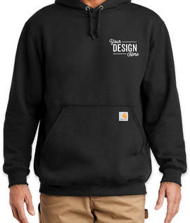 Carhartt Midweight Pullover Hoodie - Embroidered - Color: Black
