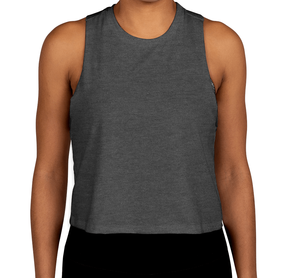 Bella + Canvas Women's Racerback Crop Tank Top-default